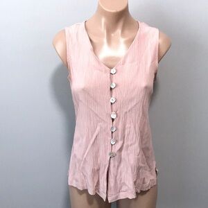 Pastille Vintage Dusty Pink Button Front Shirt
